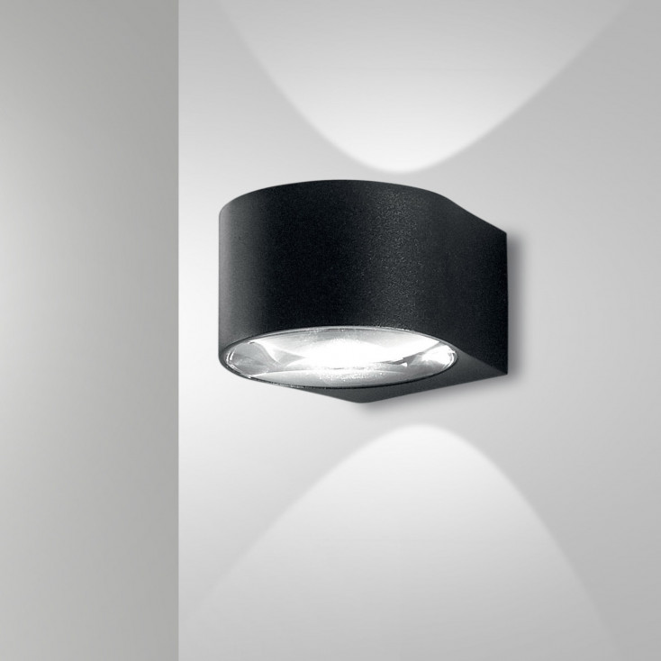Applique LED da esterno in alluminio dallo stile moderno