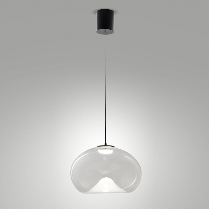 Lampada a sospensione di design moderno a LED dimmerabile diffusore in vetro