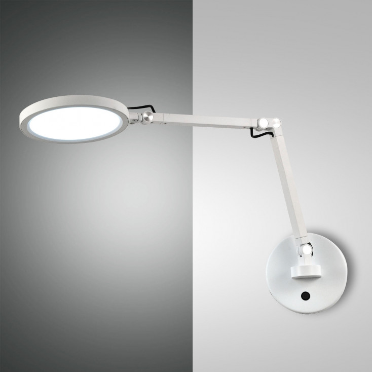 Lampada da parete orientabile a led dal design moderno ed elegante