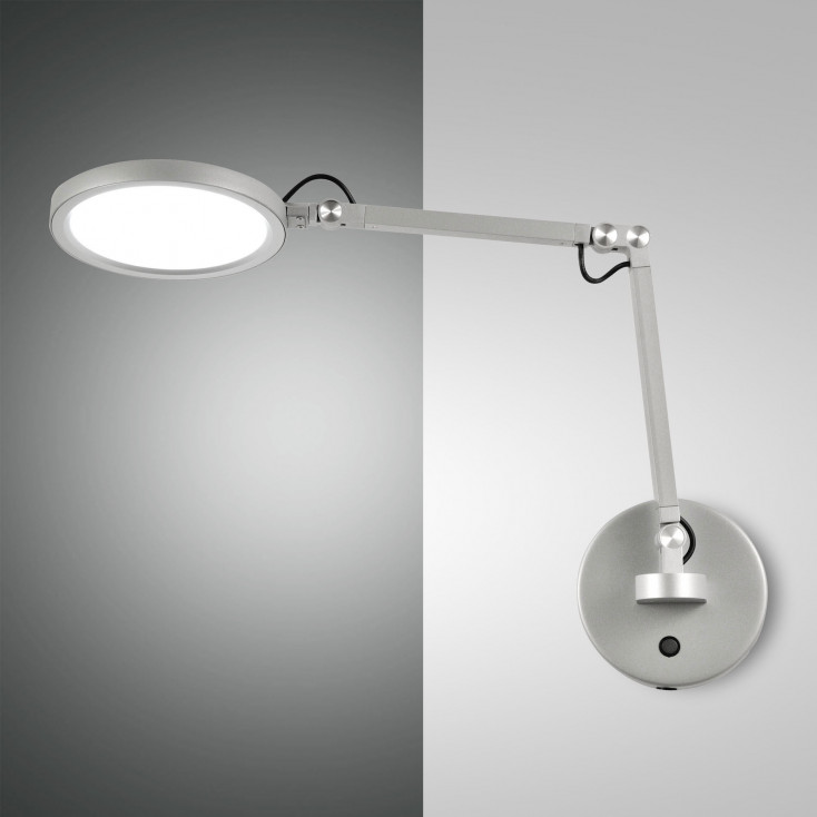 Lampada da parete orientabile a led dal design moderno ed elegante