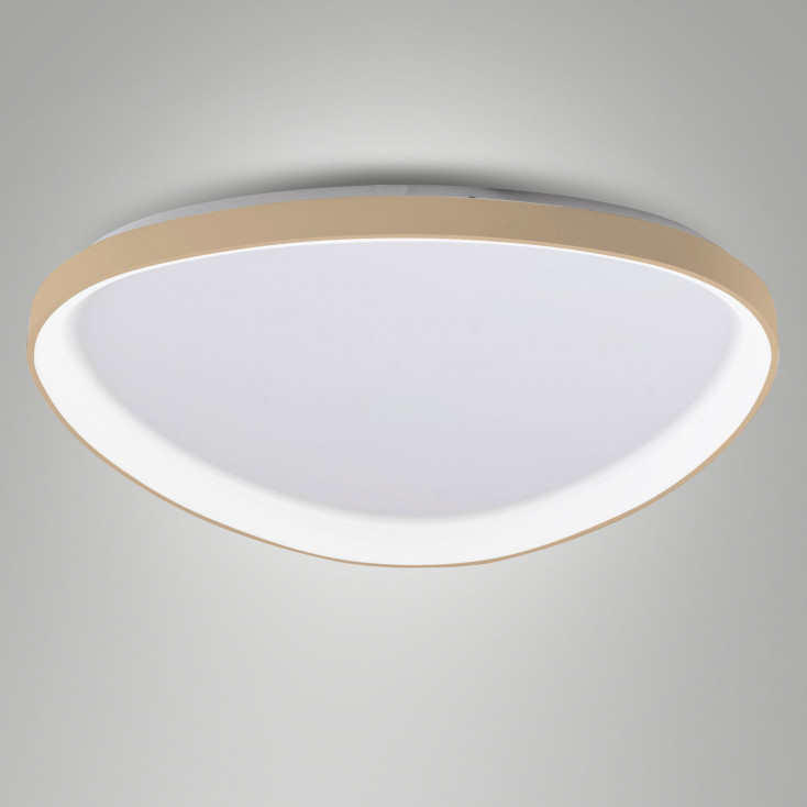Plafoniera a LED in metallo con diffusore grande in metacrilato