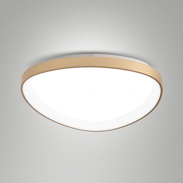 Plafoniera a LED in metallo con diffusore medio in metacrilato