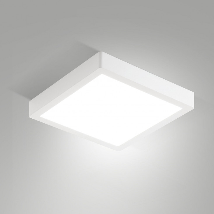 Plafoniera grande a LED da soffitto con struttura in alluminio sottile