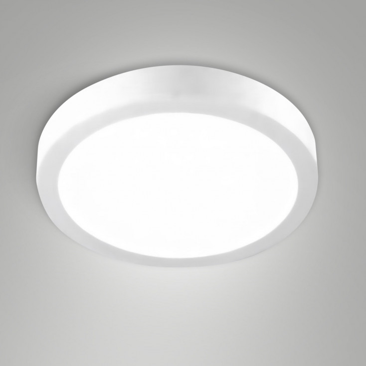 Plafoniera grande rotonda a LED da soffitto con struttura in alluminio sottile
