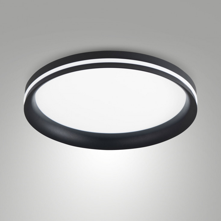 Plafoniera moderna a LED con struttura in metallo e metacrilato piccola