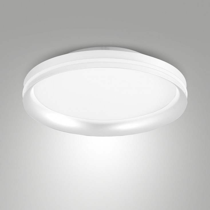 Plafoniera moderna a LED con struttura in metallo e metacrilato piccola