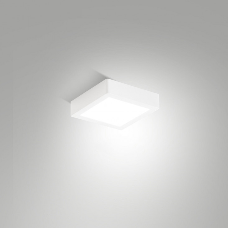 Plafoniera piccola a LED da soffitto con struttura in alluminio sottile 