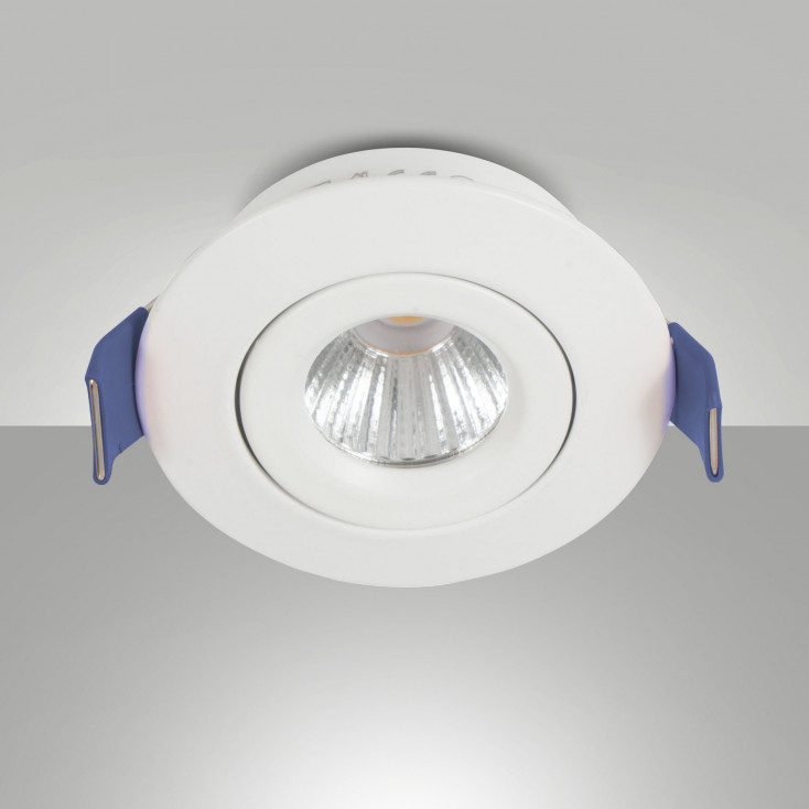 Spot a LED compatto da incasso orientabile in alluminio dal design moderno