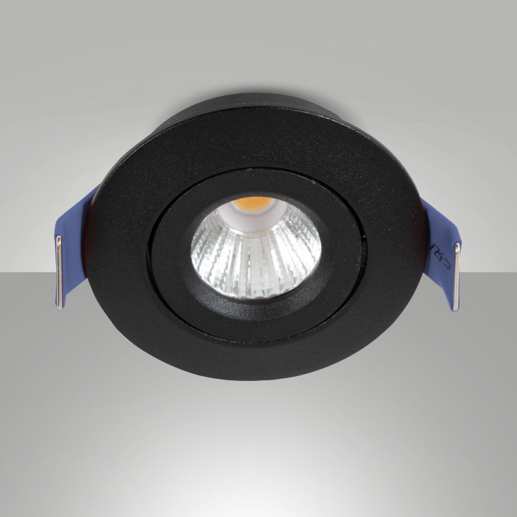 Spot a LED compatto da incasso orientabile in alluminio dal design moderno