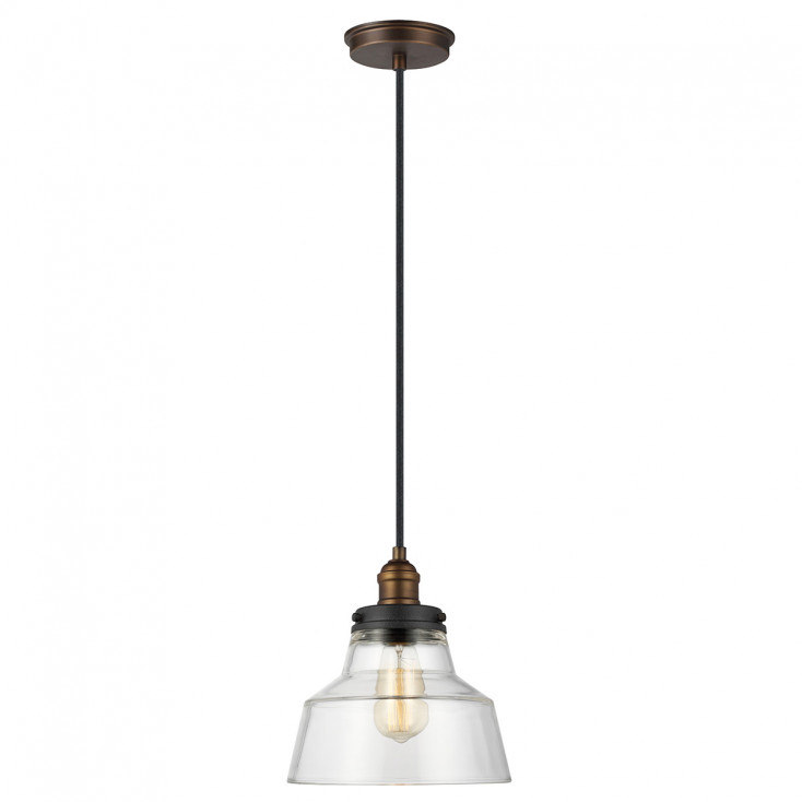 Lampada a sospensione con diffusore a singola luce dal design industrial
