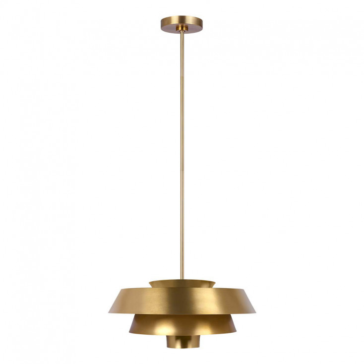 Lampada a sospensione con struttura in acciaio dal design moderno