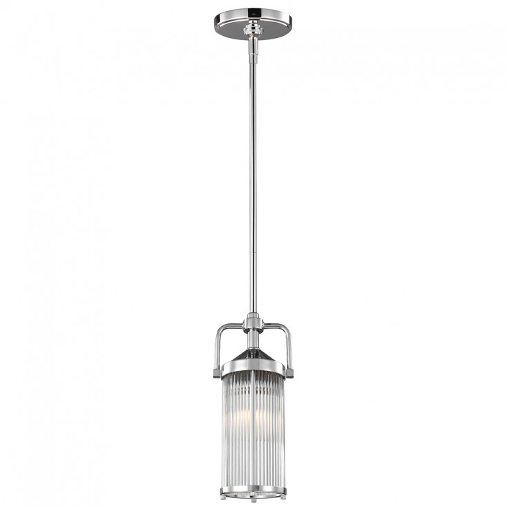 Lampada a sospensione mini in acciaio con diffusore in vetro a LED a 2 luce G9