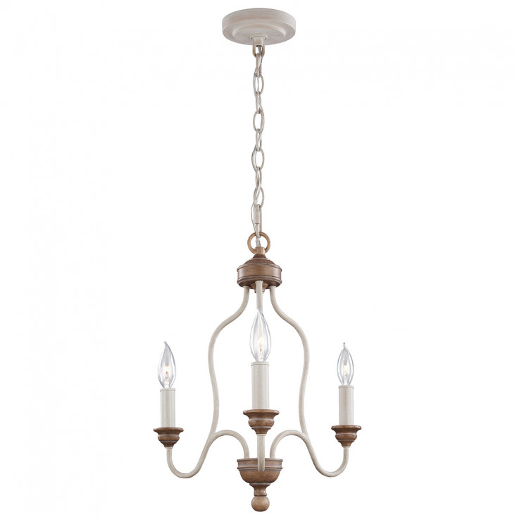 Lampadario medio in acciaio da salotto in stile classico con 3 lampadine
