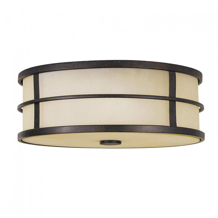 Plafoniera moderna rotonda in acciaio con diffusore in vetro con 3 lampadine