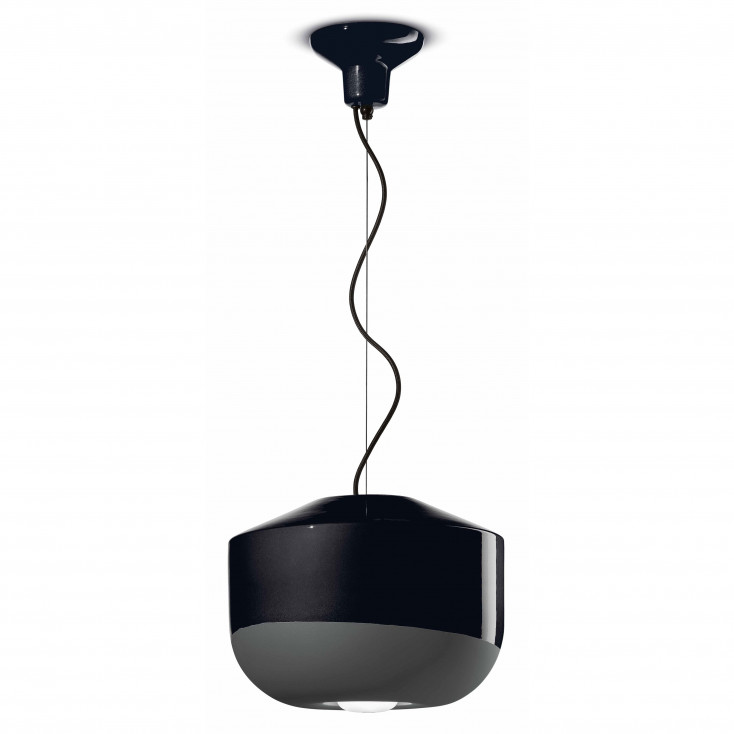 Lampada a sospensione con diffusore grande in ceramica dal design moderno decò