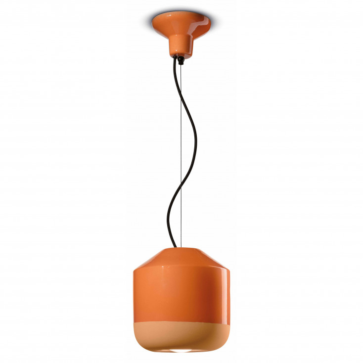 Lampada a sospensione con diffusore piccolo in ceramica dal design moderno decò