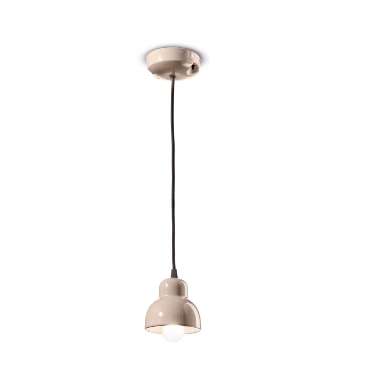 Lampada a sospensione con diffusore piccolo in ceramica dal design moderno decò