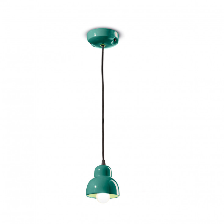 Lampada a sospensione con diffusore piccolo in ceramica dal design moderno decò