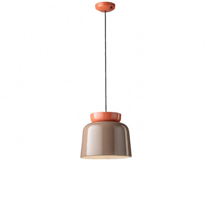 Lampada a sospensione dal design moderno con diffusore in ceramica