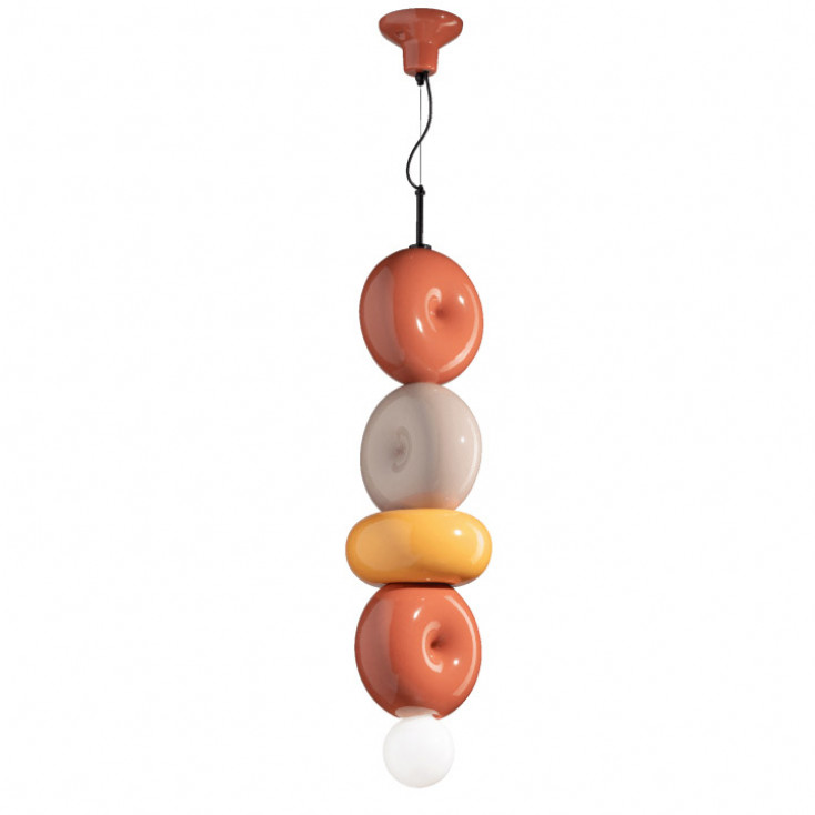 Lampada a sospensione grande in ceramica dal design moderno ed elegante