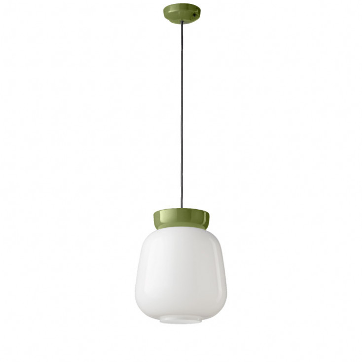 Lampada a sospensione moderna con diffusore grande in vetro