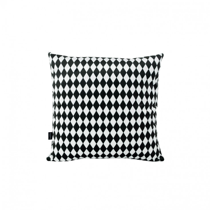 Cuscino piccolo con fodera in poliestere con decoro Foulard