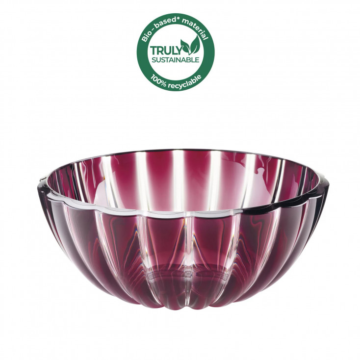 Ciotola large rotonda in eco-plastica dal design moderno