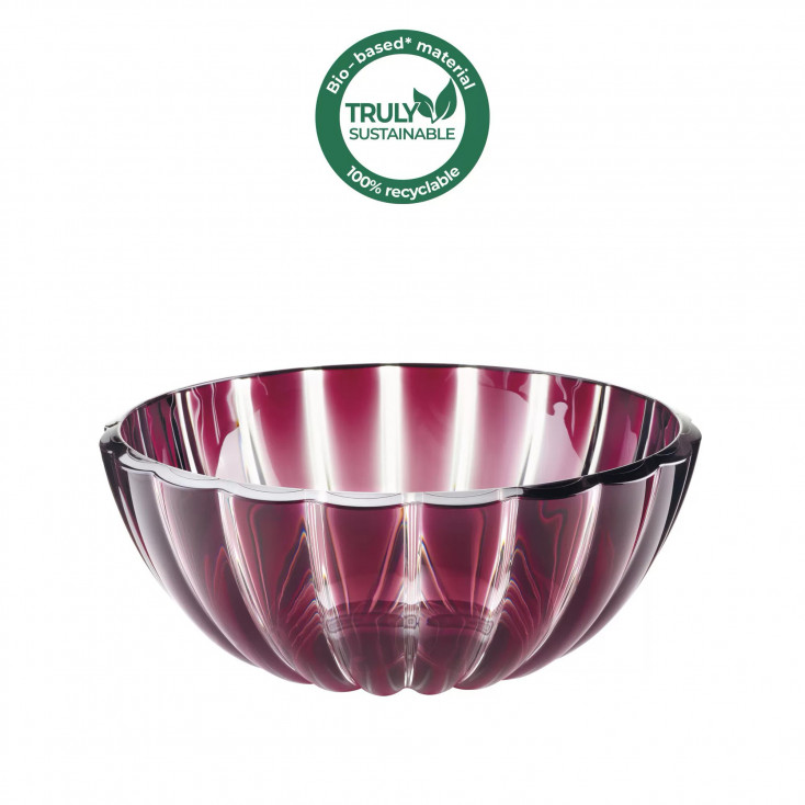 Ciotola media rotonda in eco-plastica dal design moderno
