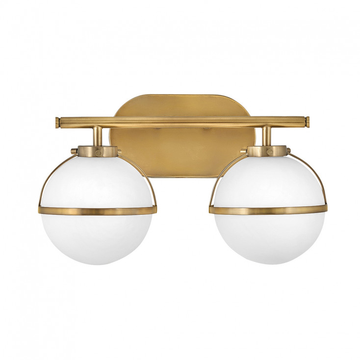 Lampada a parete in acciaio 2 diffusori in vetro semitrasparente design moderno