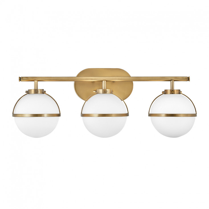 Lampada a parete in acciaio 3 diffusori in vetro semitrasparente design moderno