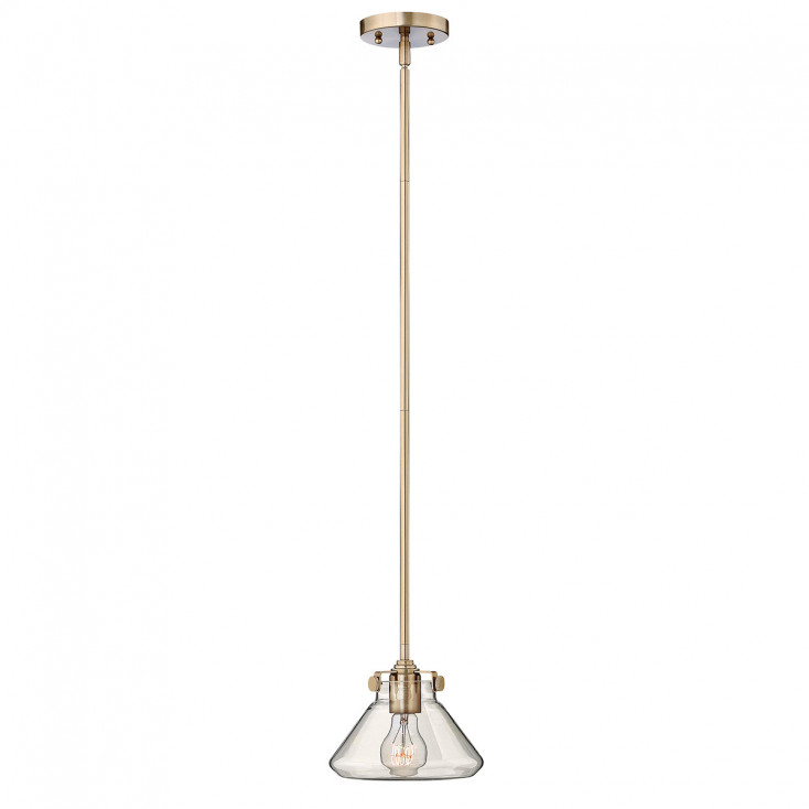 Lampada a sospensione design moderno in acciaio diffusore in vetro trasparente