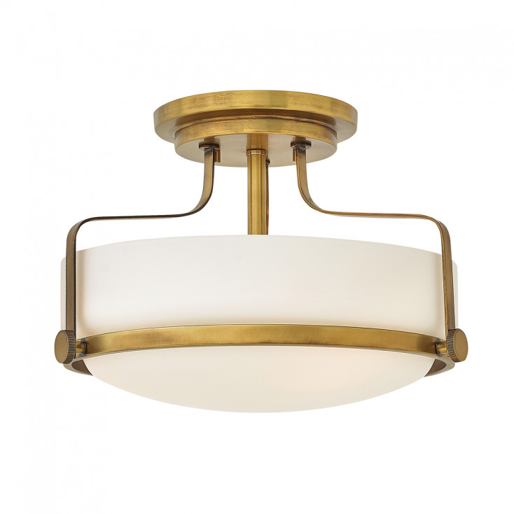 Lampada da soffitto piccola moderna in acciaio con diffusore in vetro a 3 luci
