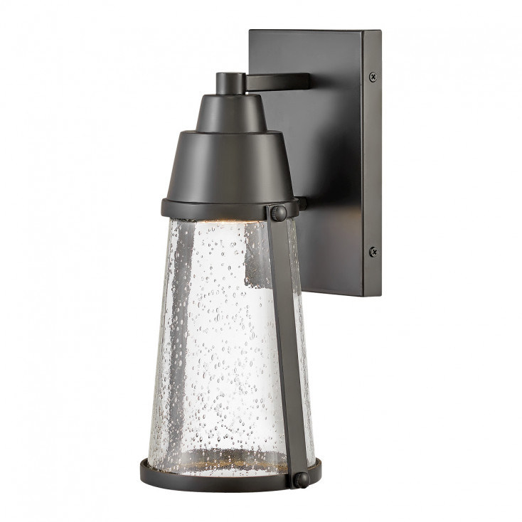 Lanterna da parete da esterno in materiale composito diffusore in vetro a 1 luce
