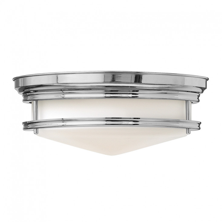Plafoniera da soffitto rotonda in acciaio diffusore in vetro opalino con 3 luci