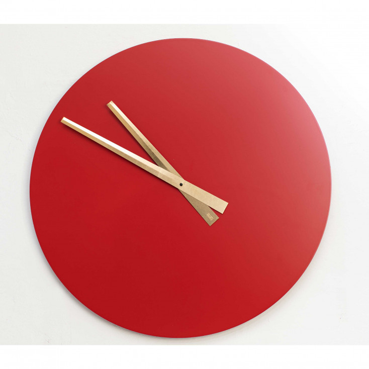 Orologio da parete rotondo dal design minimal ed elegante