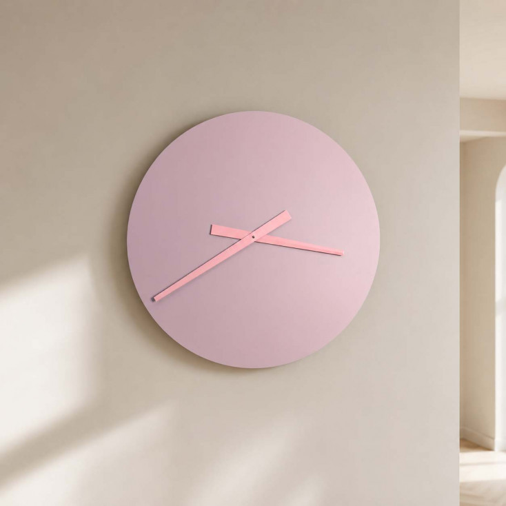 Orologio da parete rotondo dal design minimal ed elegante