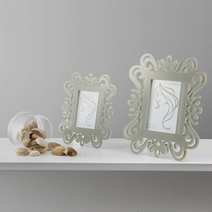 Portafoto da tavolo in plexiglass dal design moderno ed elegante