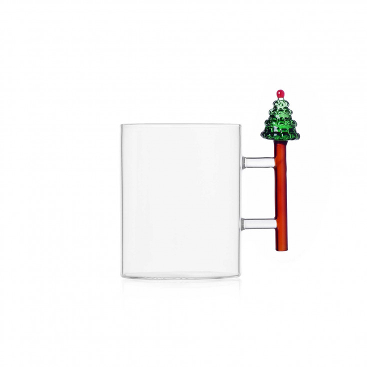 Mug in vetro dal design moderno "Wish Tree"