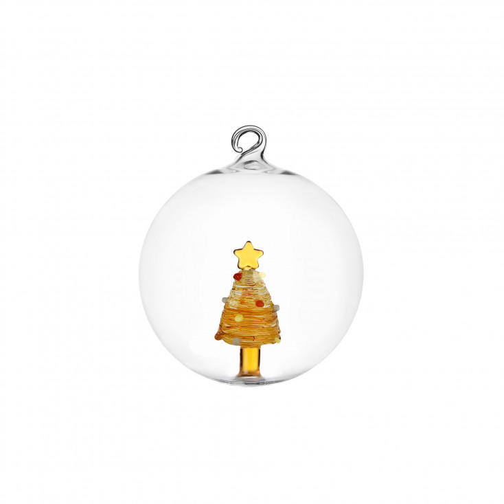 Palla in vetro per abero di natale