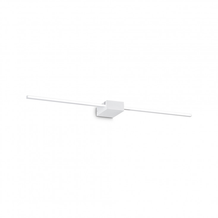 Applique a led con struttura in alluminio diffusore in policarbonato