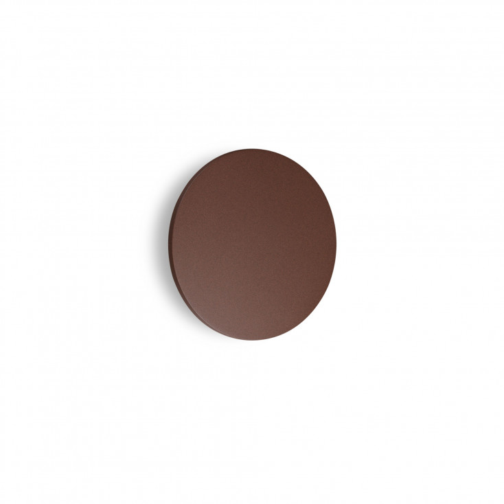 Applique a led da esterno rotonda grande in alluminio e diffusore in vetro