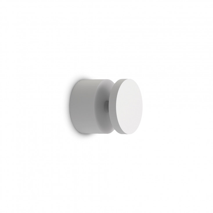 Applique a led da esterno rotonda in alluminio e diffusore in vetro temperato