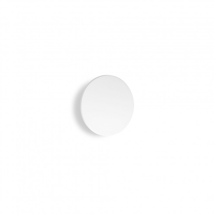Applique a led da esterno rotonda piccola in alluminio e diffusore in vetro