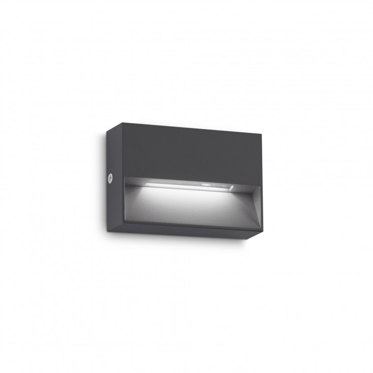 Applique a led per esterni con struttura in alluminio