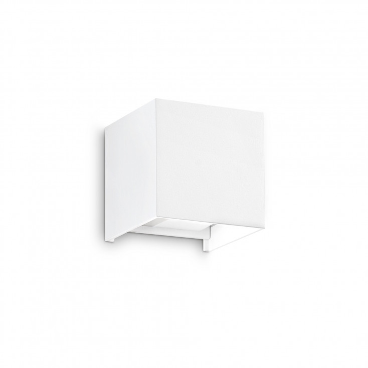 Applique a led per esterni in alluminio quadrata e doppio diffusore