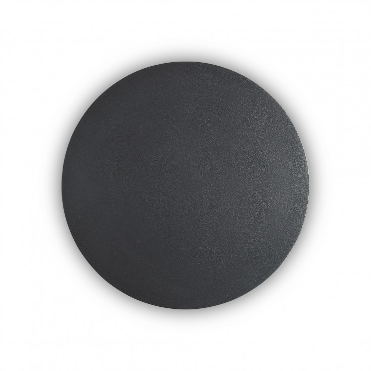 Applique a led rotonda con struttura grande in alluminio e diffusore in acrilico