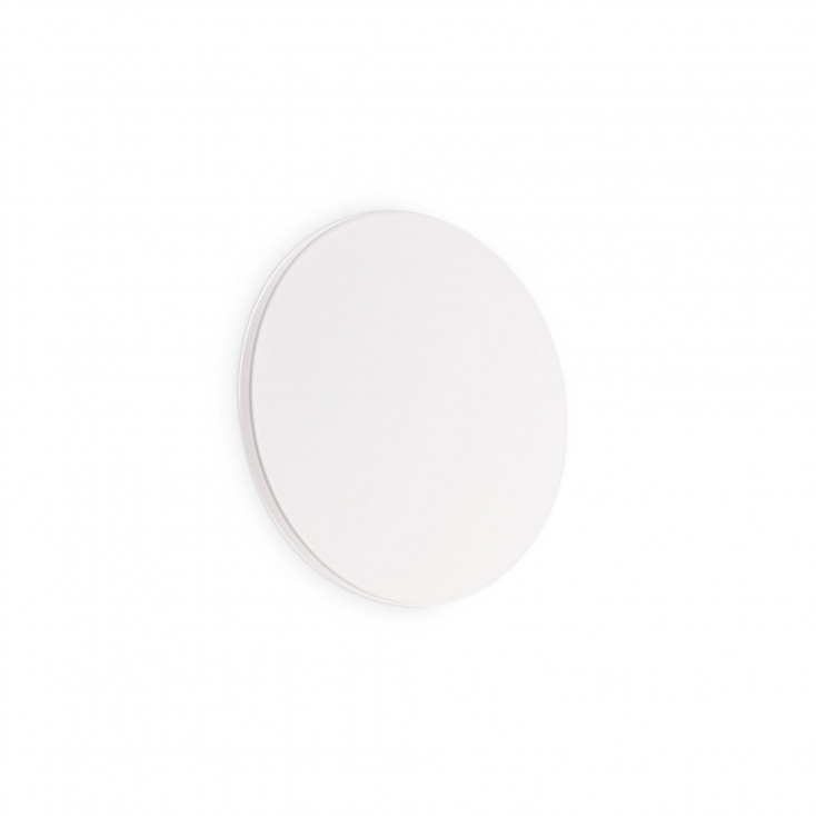 Applique a led rotonda con struttura in alluminio e diffusore in acrilico