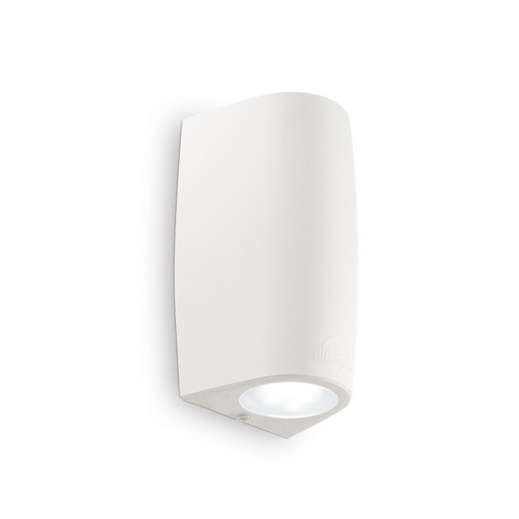 Applique da esterno con struttura in resina e doppio diffusore in acrilico