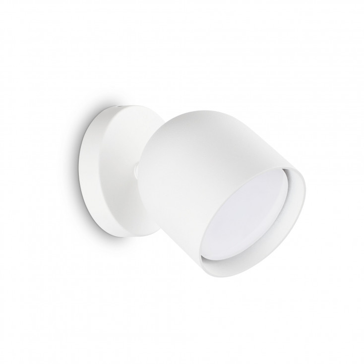 Applique da parete a led con diffusore in metallo orientabile