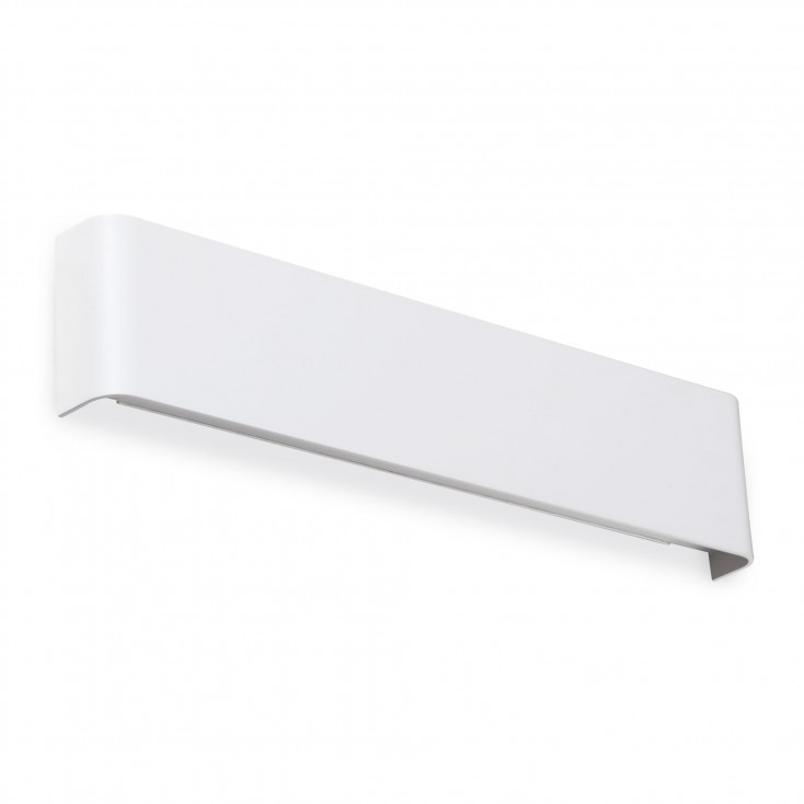 Applique da parete a led con struttura in alluminio corta